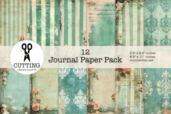 Embracing Nostalgia with a Vintage Floral Journal Page
