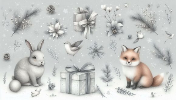 Gray Winter Gifts: A Modern Display Typeface for Cold-Weather Branding