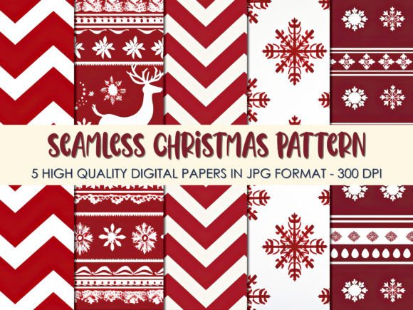 Seamless Christmas Pattern Digital Paper: Beyond the Basic Background