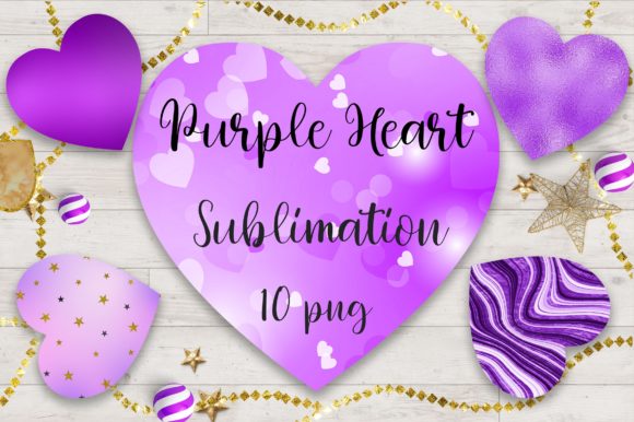Sublimation Purple Heart Clipart: A Designer's Guide