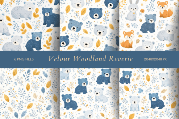 Velour Woodland Reverie: A Gentle Forest Dream