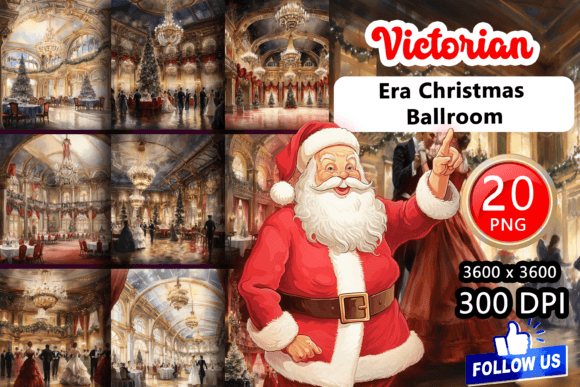 Victorian Era Christmas Ballroom: Timeless Elegance for Modern Design